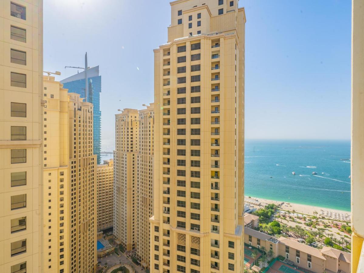 Luxury Waterfront Apartment With Beach Access Dubai Bagian luar foto